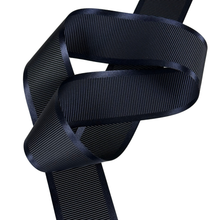 Navy Satin-Edged Grosgrain Ribbon